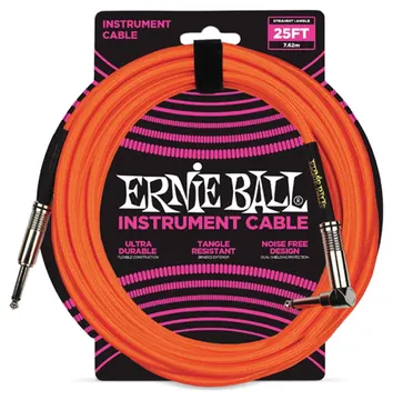 Ernie Ball 6067 Cavo Braided Neon Orange 7,62 m