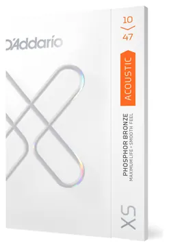 D'Addario XSAPB1047 Acoustic Guitar Strings Phosphor Bronze, Extra Light, 10-47