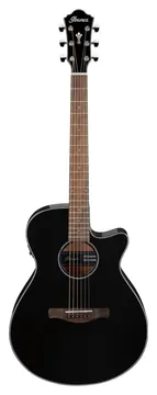 Ibanez AEG50-LBKH Guitare Folk Electro Gaucher Noire