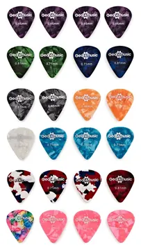 Gear4music Gitaar Plectrums van Gear4music, Set van 24