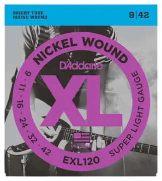 D'Addario EXL120 Nickel Wound 009-042