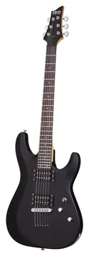 Schecter C-6 Deluxe Satijnzwart
