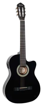 Giannini Flat Aco Eletroacustico Giannini SF-14 Ceq BK Preto