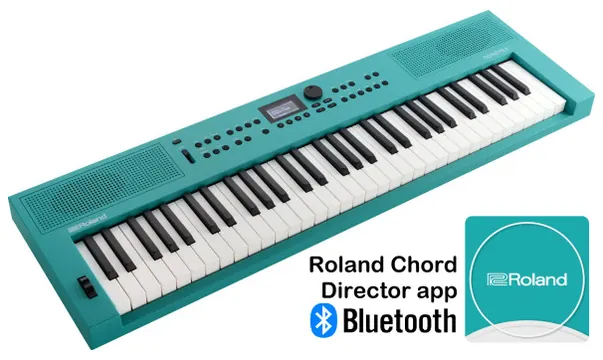 Roland GO:KEYS 3 TURQUOISE Sintetizador 1.154 Sons + 203 Ritmos + Ritmos STZ Grátis