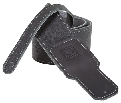 Boss 3" Black Premium Leather Strap