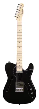 Waldman Telecaster Semi Acustica Gte300 Bkm