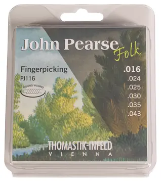 Thomastik-Infeld Saiten Konzertgitarre Thomastik-Infeld John Pearse Nylon, Flat Wound on Steel Core, Ball End