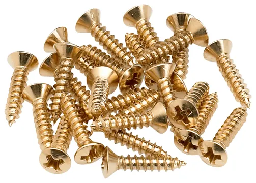 Fender Parafuso Fender Dourado para Pickguard (24Pcs)