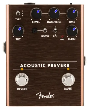 Fender Acoustic Preverb Preamp And Reverb Pedal