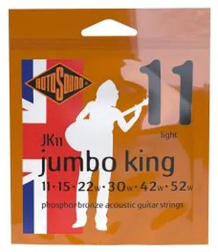 Rotosound Acoustic Guitar Strings Jumbo King - Phosphor Bronze - Light 11-52