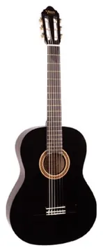 Valencia VC103 Classical Guitar | 3/4 Size | Left Hand |Black