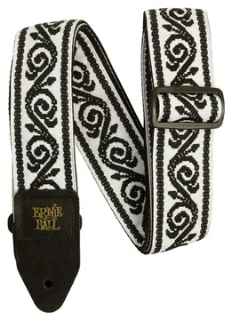 Ernie Ball 5342 Black Vine Jacquard Strap