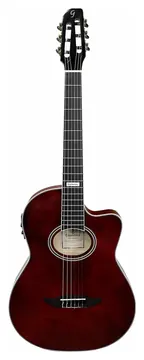 Giannini Eletroacustico Nylon Translucid Dark Wine GNF3TDW
