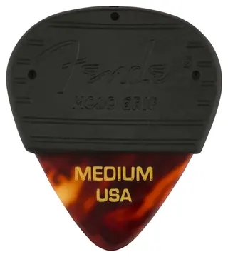Fender Mojo Grip Tortoise Plektren - Medium - 3er Pack