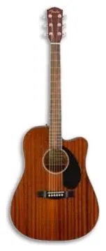 Guitarra Eletroacústica Fender CD 60SCE Dreadnought All Mahogany