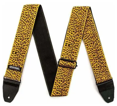 Jim Dunlop Guitar Strap - Jacquard Leopardskin