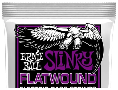 Ernie Ball 2811 Slinky Flatwound Power 050-110 Saiten für E-Bass