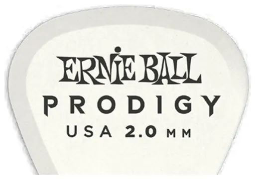 Ernie Ball 9202 Plettri Prodigy Standard White 2,0 mm Busta da 6