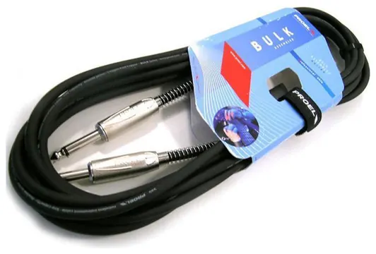 Proel BULK100LU2 Cavo Audio Professionale Jack Mono 6.3mm a Jack Mono 6.3mm 2mt.