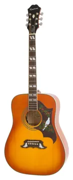 Epiphone Dove Studio Solid Top - Violin Burst