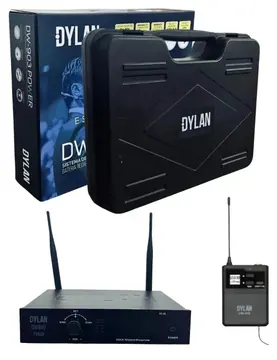 Dylan Microfone Dylan Sem Fio Headset/Lapela DW903 Power