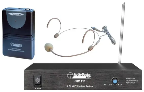 Audiodesign Pmv111BP Body Pack con Microfono ad Archetto