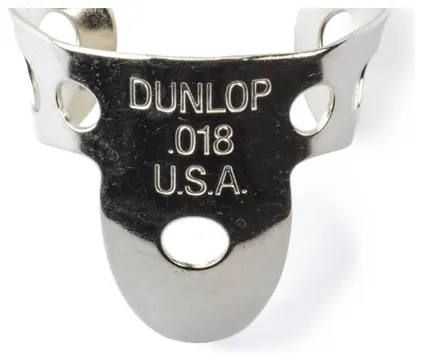 Jim Dunlop Metal Finger Pick .018 , Pack of 20
