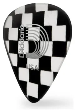 Daddario D'Addario 1CCB7-10 palhetas Xadrez - checkerboard