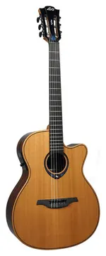 LAG TNHV15ACE Tramontane Nylon Hyvibe 15 Guitare Classique Electro