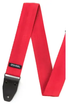 Jim Dunlop DST7001RD Seatbelt Strap Red Nylon-Gitarrengurt (50mm)