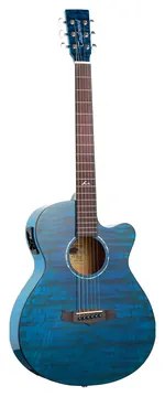 Tanglewood TA4CEBL Electro Acoustic Super Folk Cutaway Serenity Blue