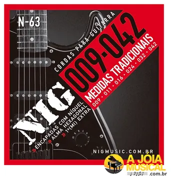 NIG Encordoamento NIG N-63 Guitarra