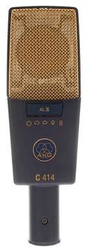 Akg Acoustic Akg C414-XLII Stereo Set 2 Microfoni A Condensatore DA Studio Largo Diaframma 9 Diagrammi Polari Multi Pattern