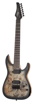 Schecter C-7 Pro Kohle Burst