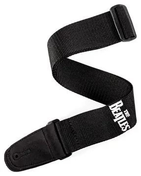 D'Addario Beatles Polypropylene Guitar Strap, Black