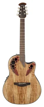 Ovation CE44P-SM Natural Spalted