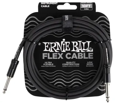 Ernie Ball Jack/Jack 3m Noir 6434