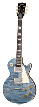 Gibson USA Les Paul Standard 50s Gemaserte Decke Ocean Blue Original