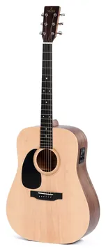 Sigma SE Series DMEL Left Handed Electric Acoustic Guitar - Natural