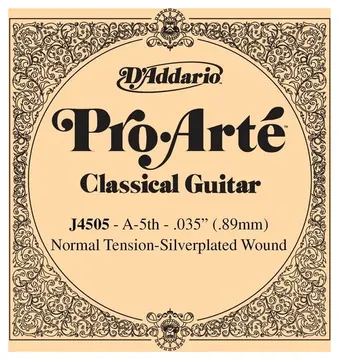 D'addario Pro Arte J4505 A-5th