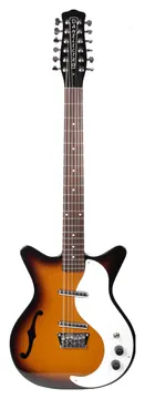 Danelectro 12 String 59 DC Hollow Body Tobacco Sunburst