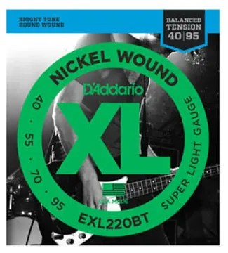 2 Sets of D'Addario EXL220BT Long Scale Bass Strings 40-95
