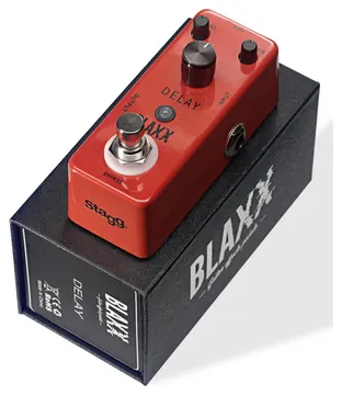 Stagg BX-DELAY BLAXX delaypedaal voor elektrische gitaar