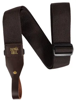 Ernie Ball 5366 Polypro Akustikgitarren-Gitarrengurt (50mm), brown