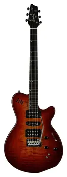 Godin XTSA 3 Voice Electric Guitar ~ Light Burst Flame