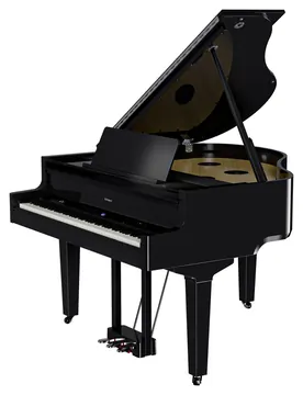 Roland Piano de Cauda Digital Roland GP9 De Cauda Grand Piano Premium Preto VD