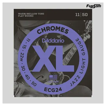 Daddario Encordoamento Daddario Para Guitarra 011 ECG-24 Jazz| Fujisom