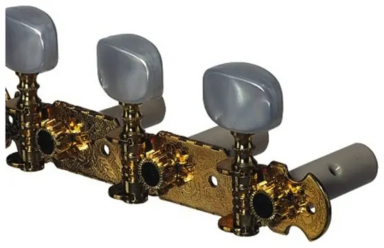 Fire&Stone 545.326 Classic Mechaniken für Konzertgitarre (Satz), vergoldet