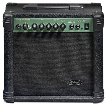Stagg 15 GA DR EU 15 Watt RMS Gitaarversterker met digitale galm