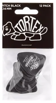Dunlop Tortex Pitch Black 1.14 Player's Pack 12 Stück